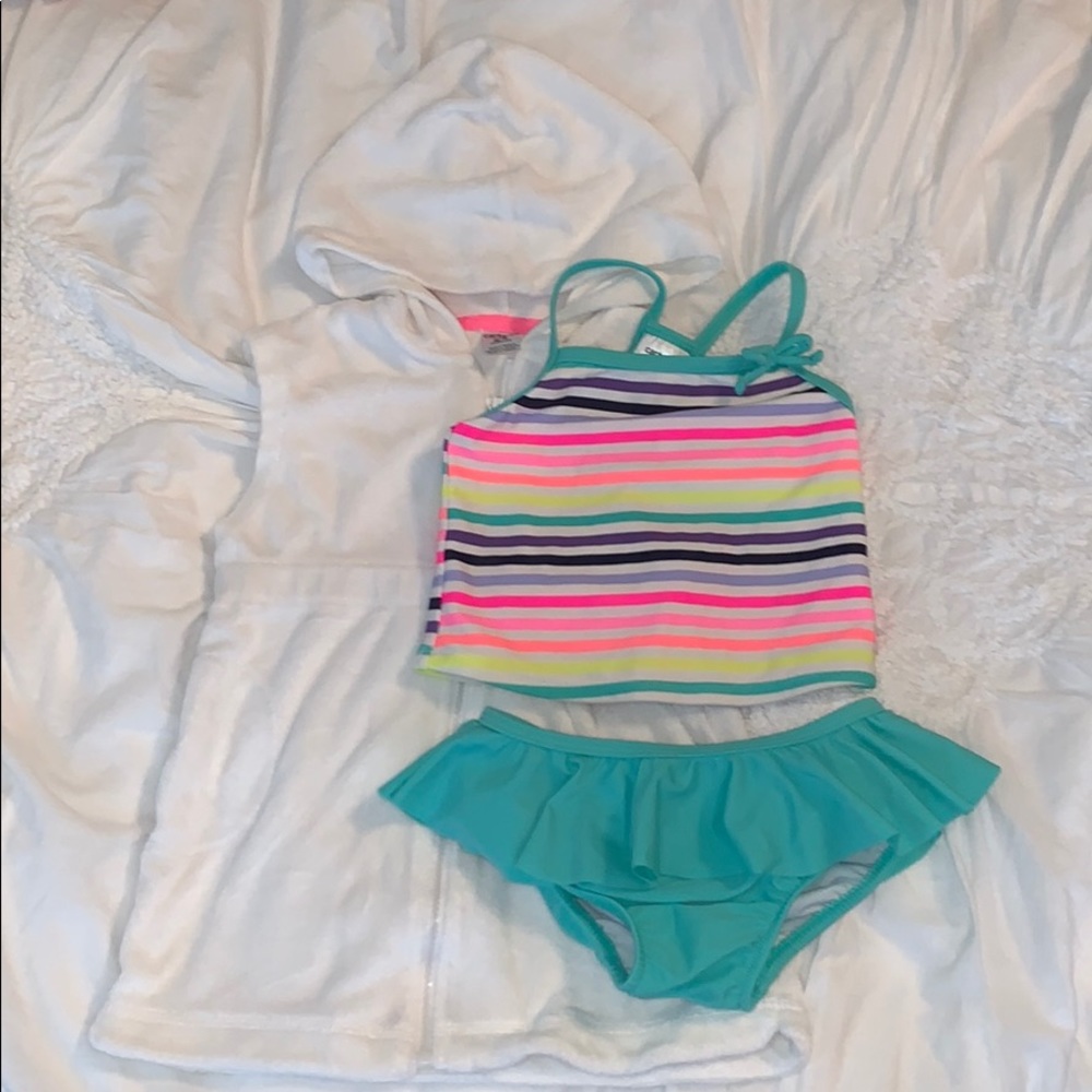 Swim suit and coverup